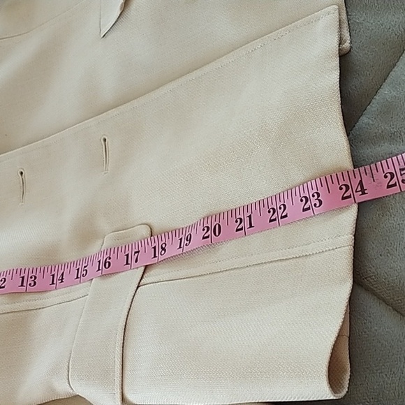 LeSuit Petite Classic Covered Button Blazer Jacket 8P - Picture 11 of 13